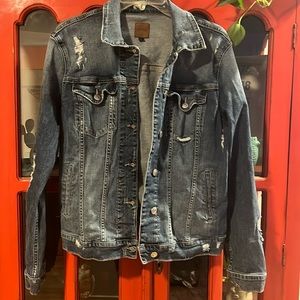 Joe’s Jeans distressed jean jacket